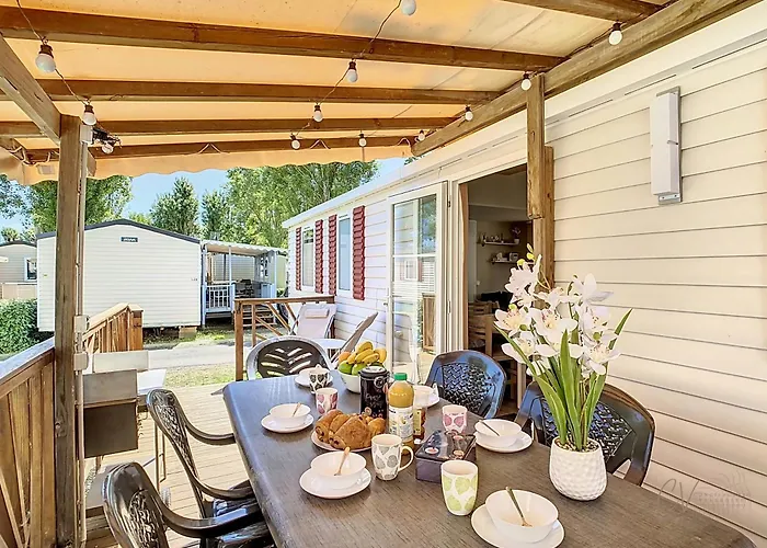 펜션 Mobil-home Cl 18 A - La Carabasse - Siblu Avec Piscine Payante