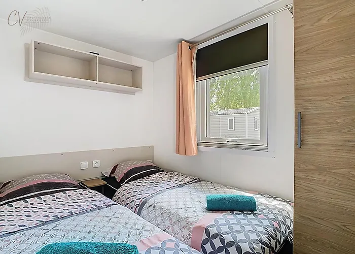 Mobil-home Cl 18 A - La Carabasse - Siblu Avec Piscine Payante 펜션 비아스